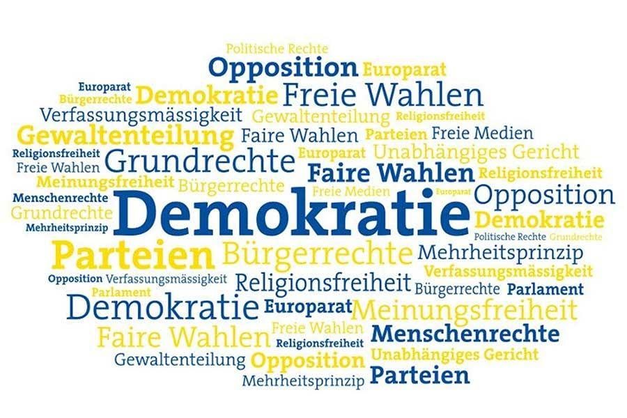 Demokratie Statement